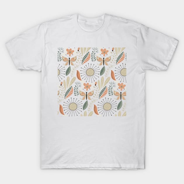 Vintage flower garden T-Shirt by jeune98
